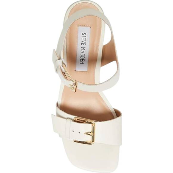 NEW STEVE MADDEN women's loreli sandals in bone - Picture 7 of 7